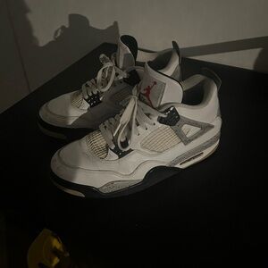 Jordan 4 White Cement